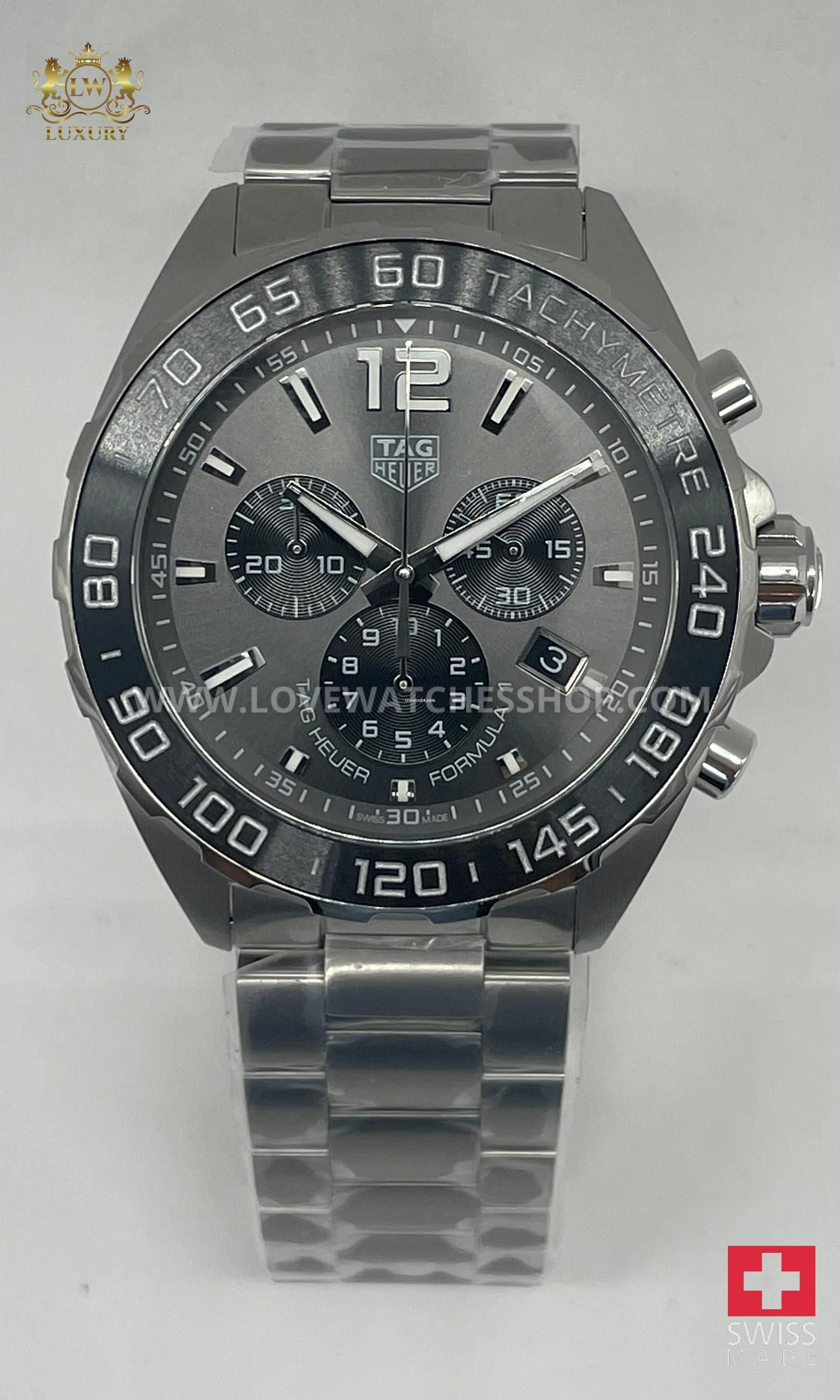 TAG Heuer Formula 1 Quartz Anthracite Grey Dial 43mm Men's Watch Tag Heuer CAZ1011.BA0842