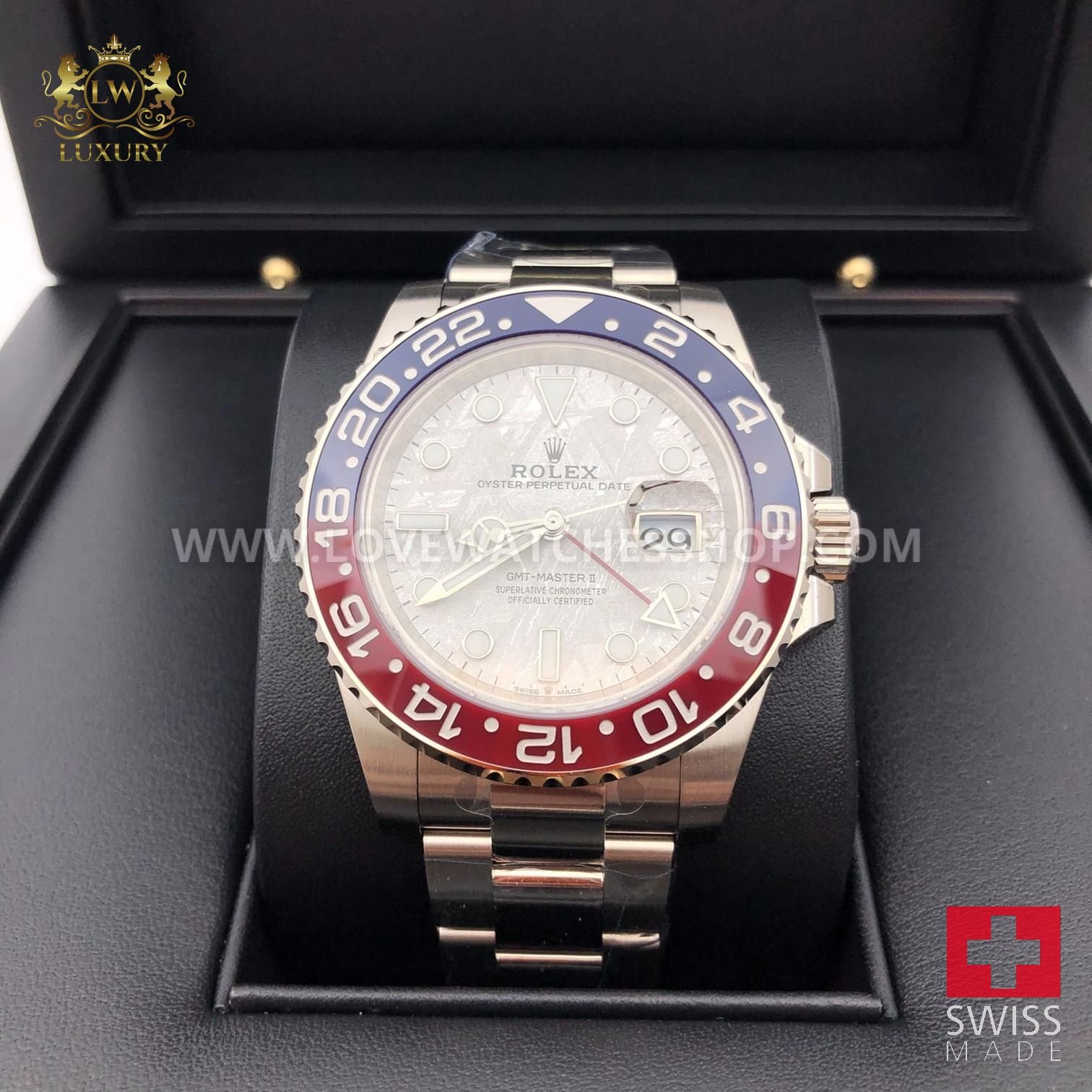 Rolex GMT-Master II basel one 126719blro GMT-Master II white Steel pepsi meteorite 40mm