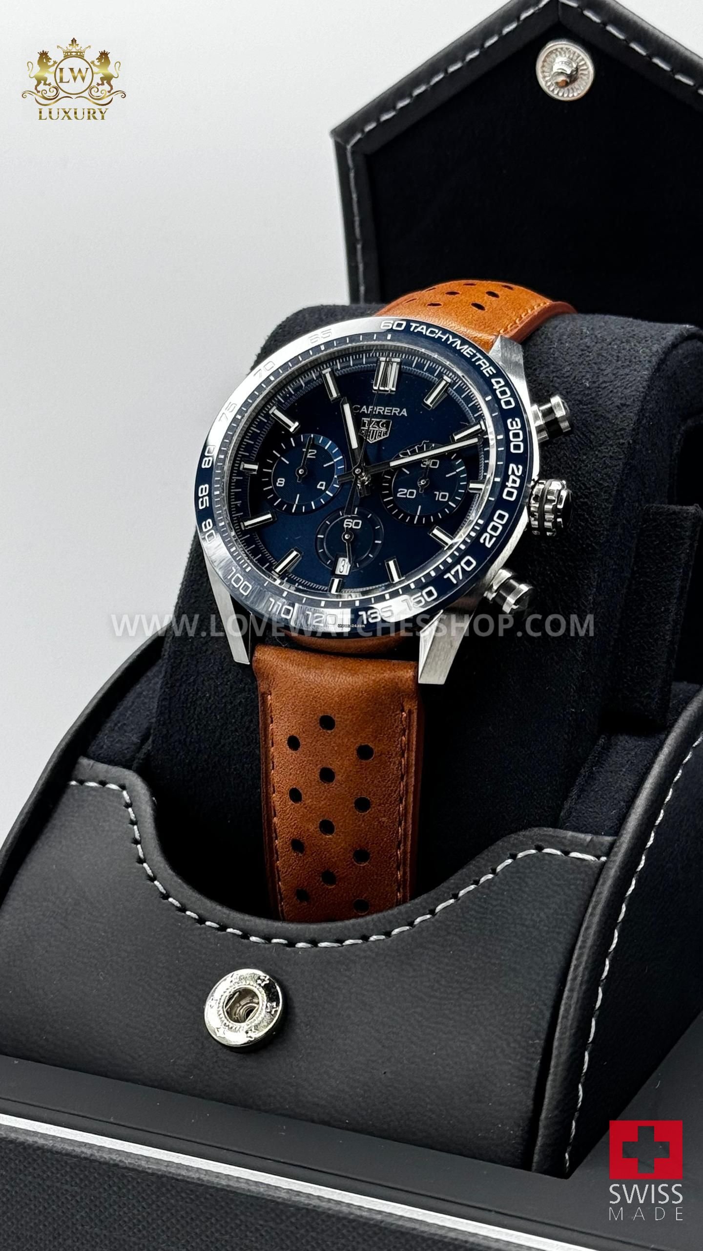 TAG Heuer Carrera 02 44mm - CBN2A1A.FC6537 - Blue CERAMIC