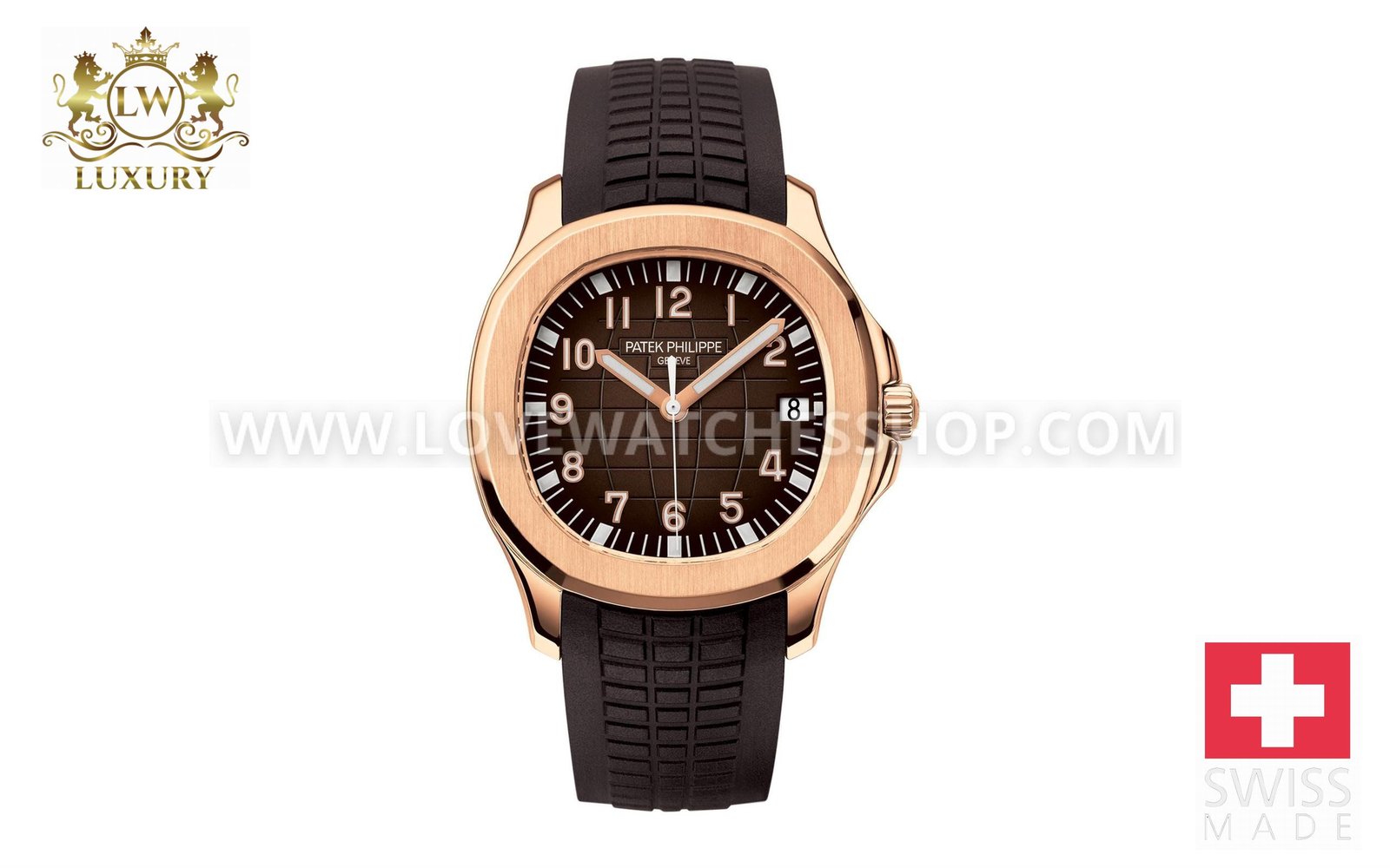 Patek Philippe Aquanaut Date 5167R Brown Dial & Rubber Strap Rose Steel 2025
