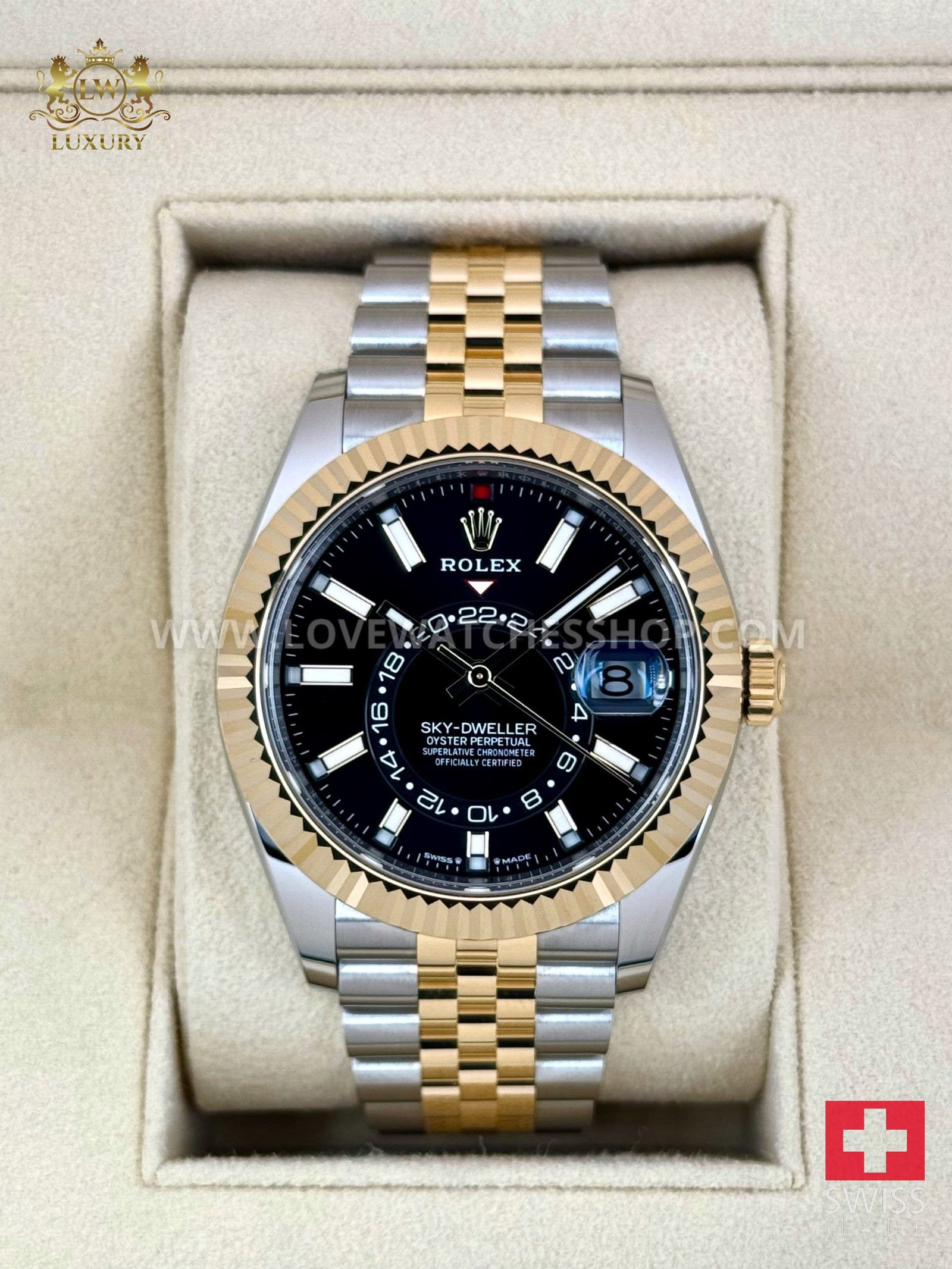 Rolex Sky-Dweller 42mm 336933 Jubilee Black Dial