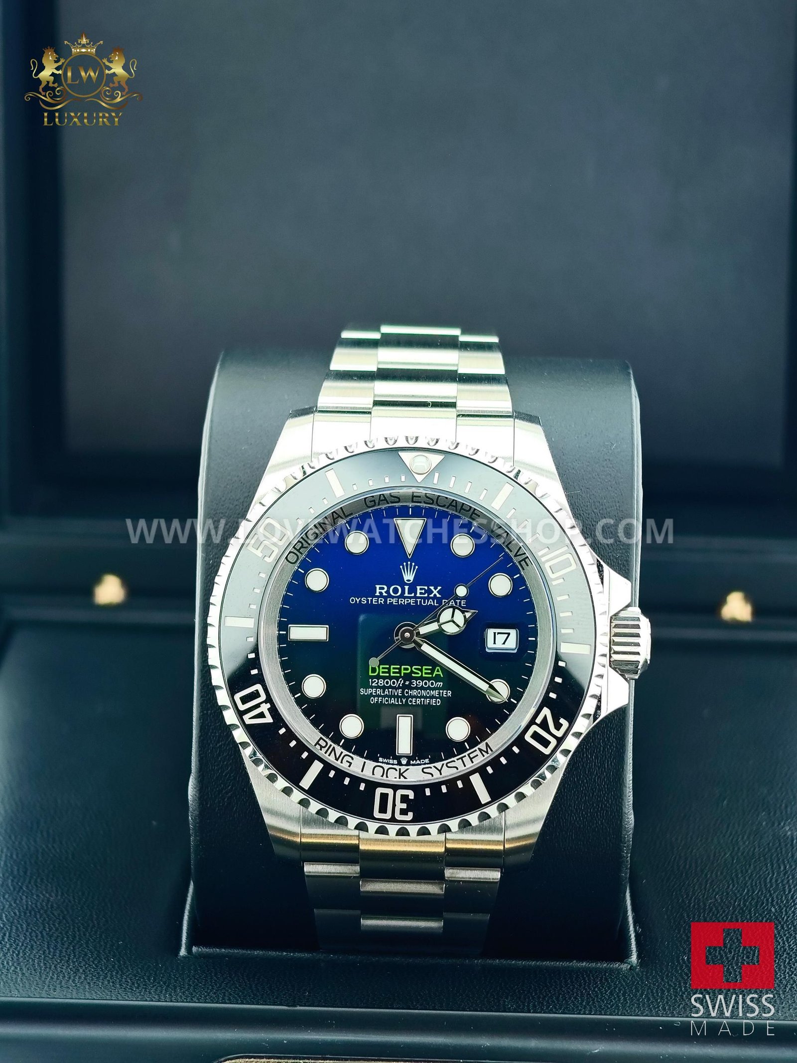 Rolex Sea-Dweller Deepsea Basel one 136660 DEEP BLUE OYSTER PERPETUAL ROLEX DEEPSEA D-BLUE DIAL 44mm