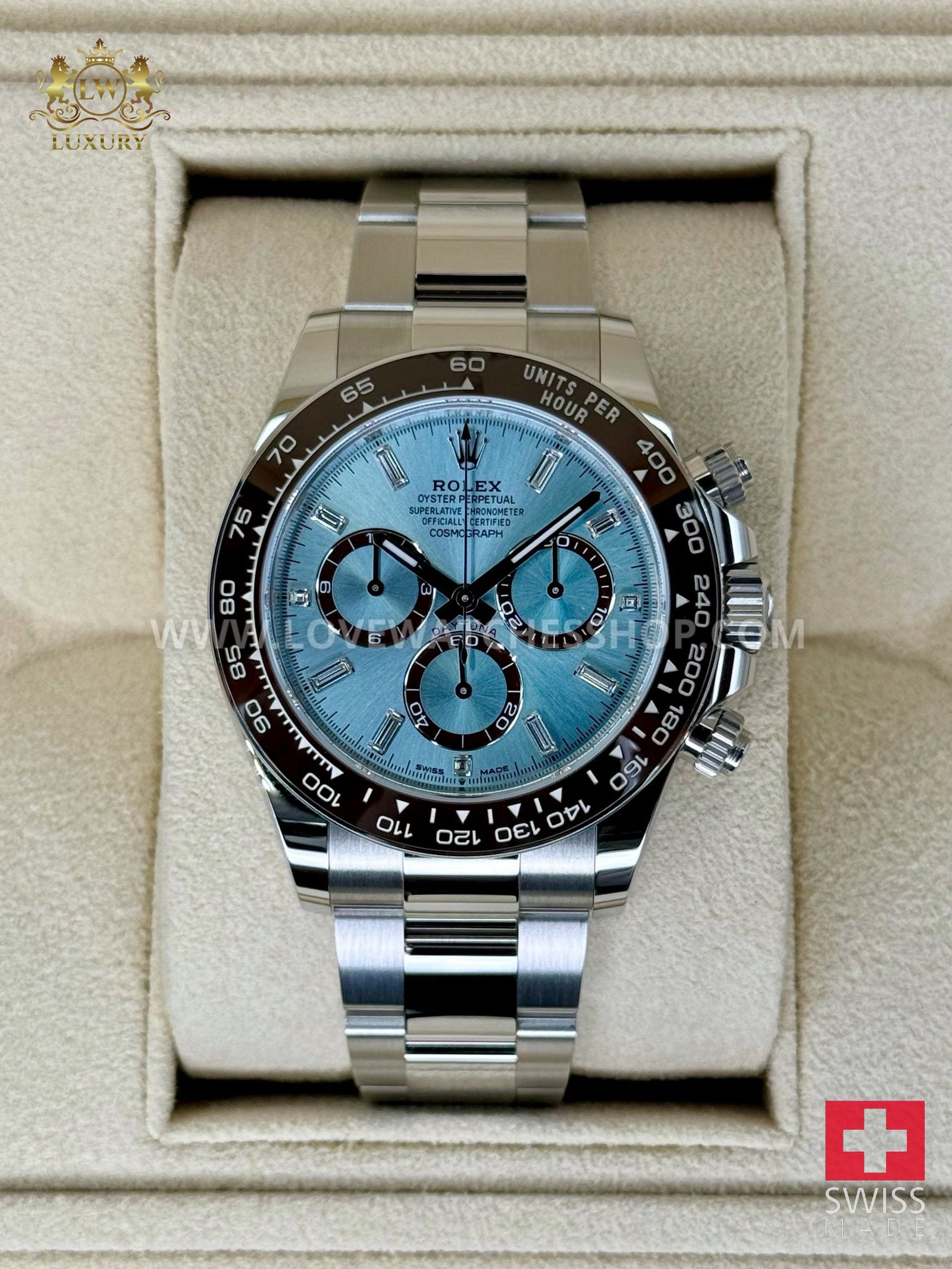 Rolex Daytona 40mm 126506 Baguette Dial