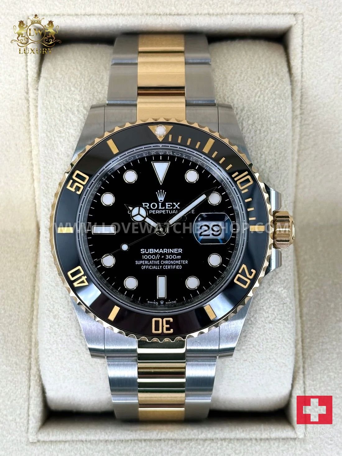 Rolex Submariner 41mm 126613LN Two-Tone Black Dial