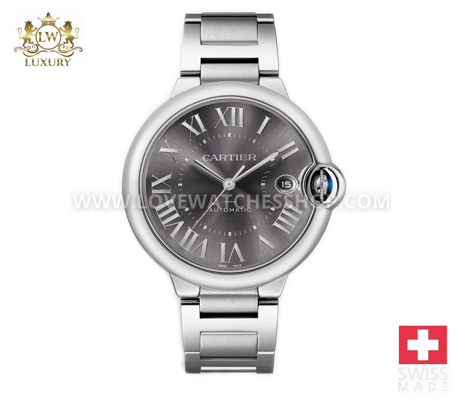 Cartier Ballon Bleu 40mm Stainless Steel 40mm Automatic Stainless Steel Bracelet