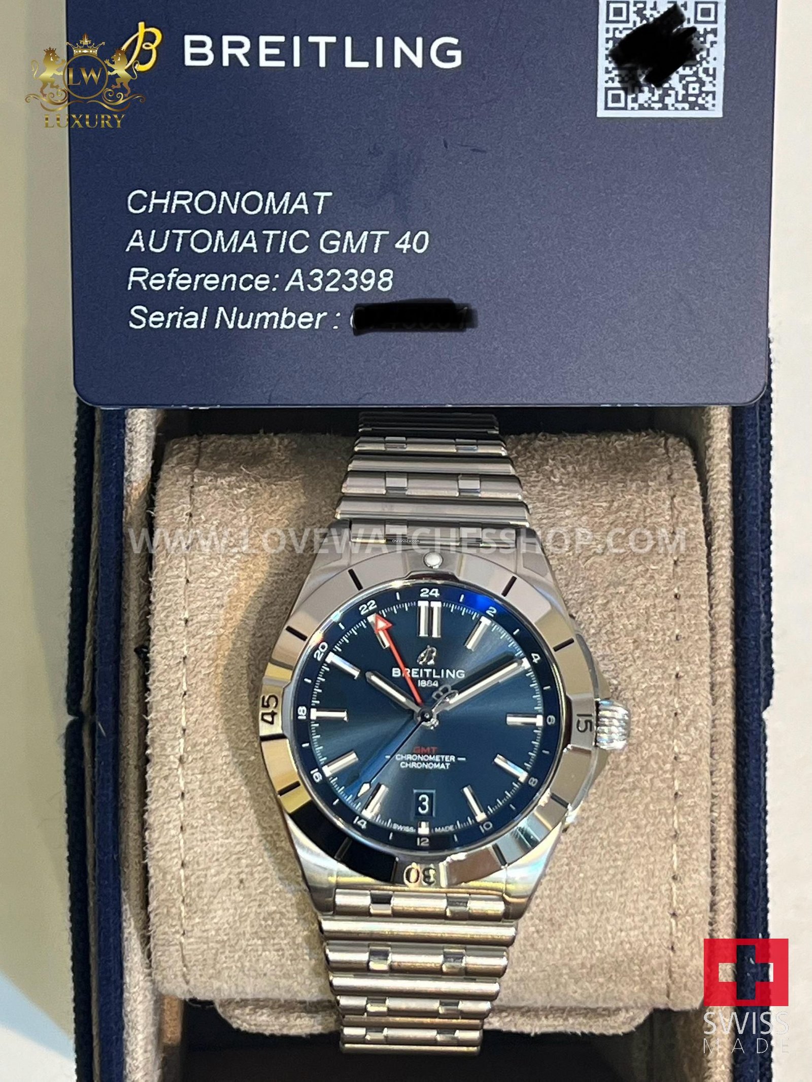 Breitling Chronomat GMT New 2025 40mm Blue Dial A32398101C1A1