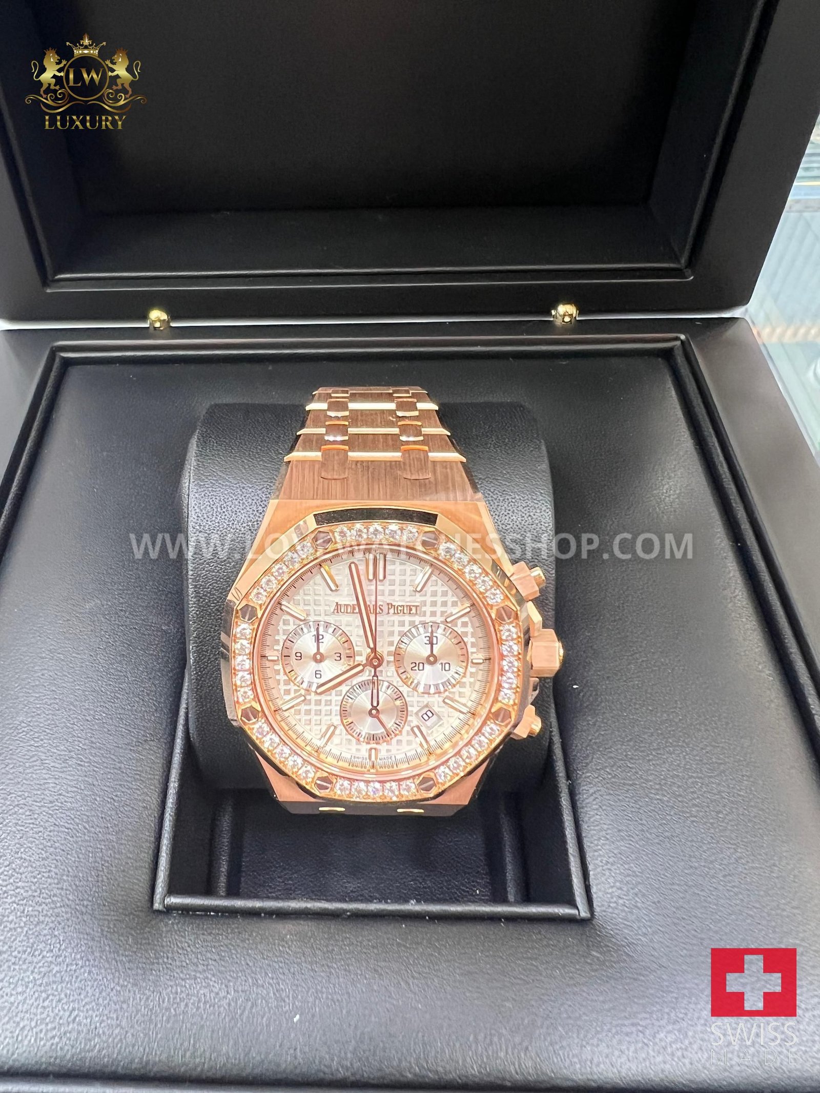 Audemars Piguet Royal Oak Chronograph Selfwinding Chronograph Bezel White Dial Full Steel