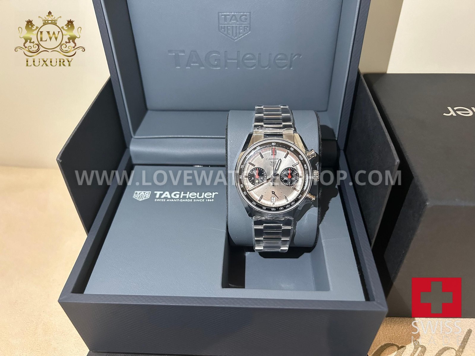 TAG Heuer Carrera Chronograph Panda Dial Steel