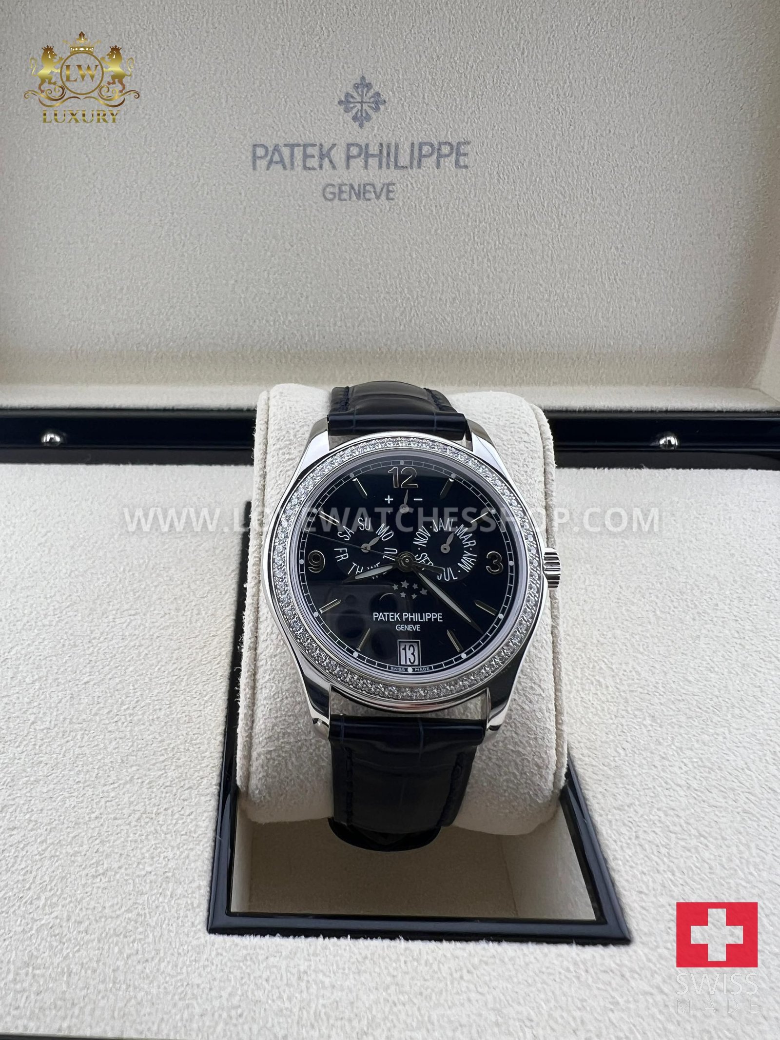 Patek Philippe Annual Calendar Blue Dial White Steel Discontinued