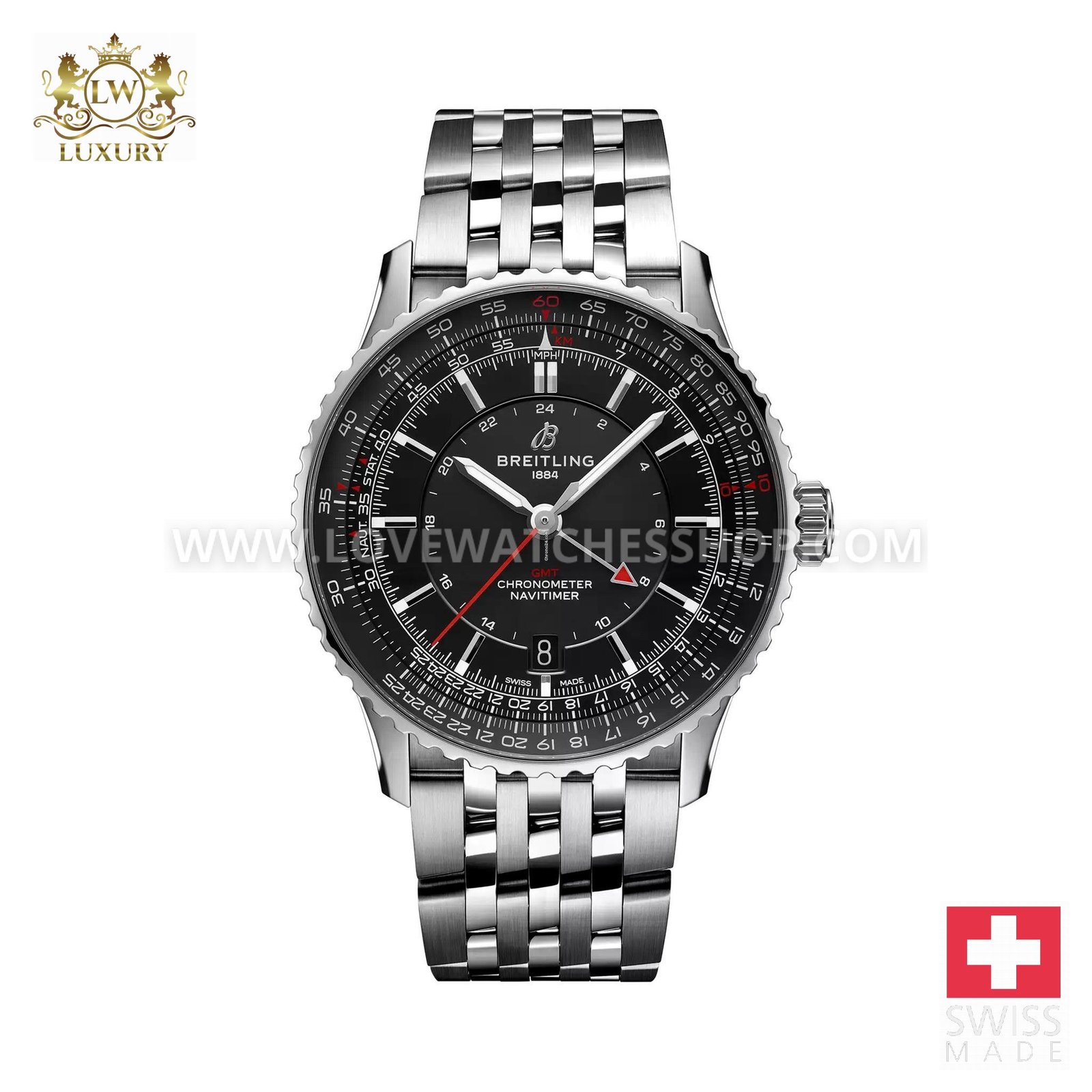 Breitling Navitimer GMT Automatic Gmt 41 A32310251b1a1