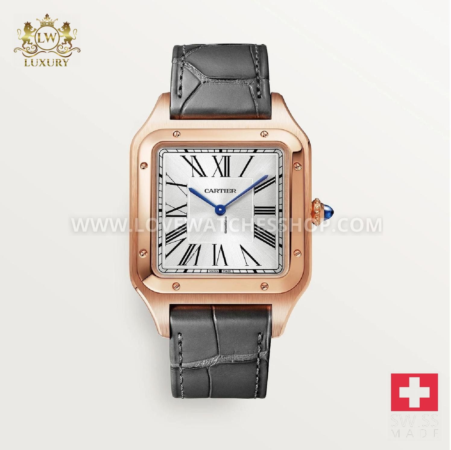 Cartier Santos Dumont Size XL Leather Strap