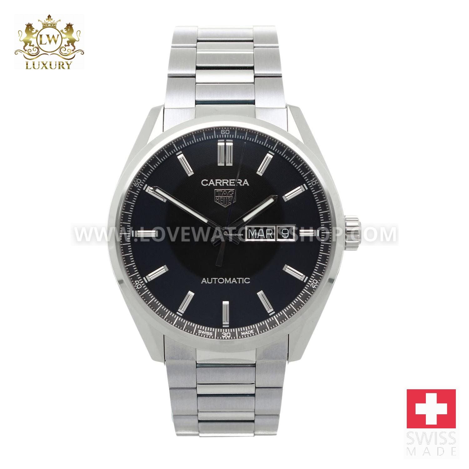 TAG Heuer Carrera Calibre 5 Day-Date Automatik 41mm WBN2010.BA0640