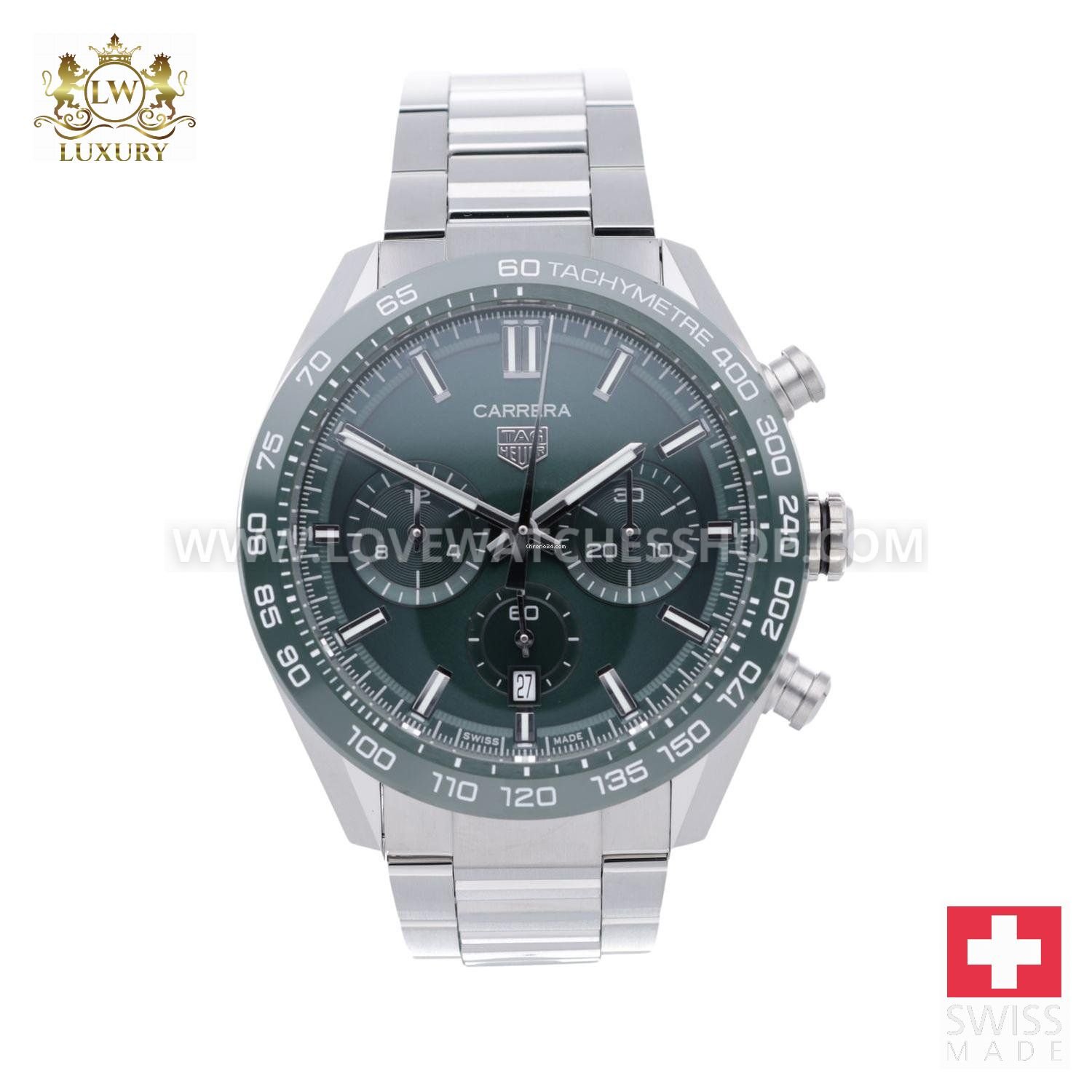 TAG Heuer Carrera Calibre Heuer 02 Automatik Chronograph 44mm CBN2A1N.BA0643