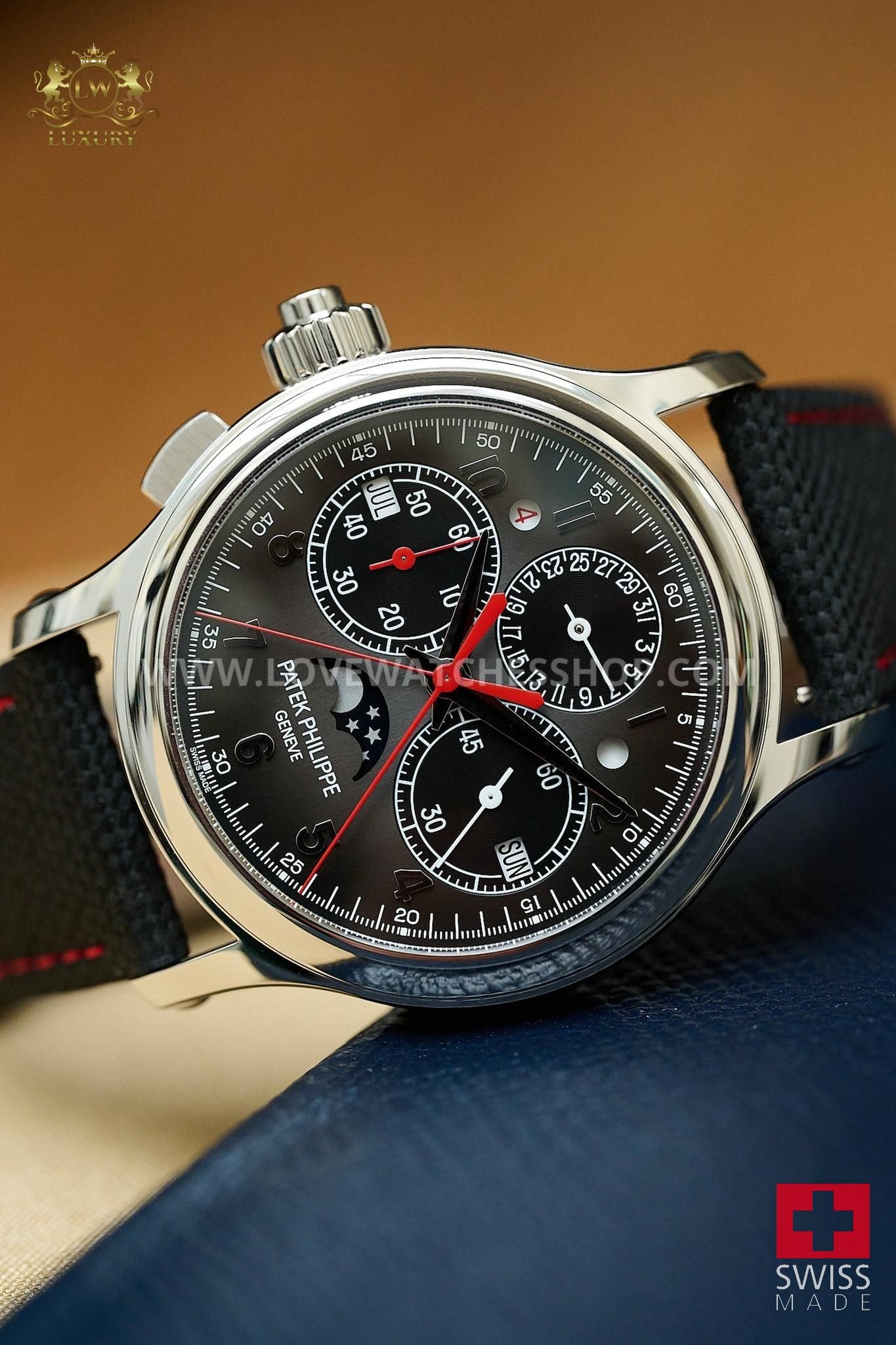 Patek Philippe Perpetual Calendar Chronograph Split-Second Monopusher Chronograph Perpetual Calendar Left-Hander | 5373P-001