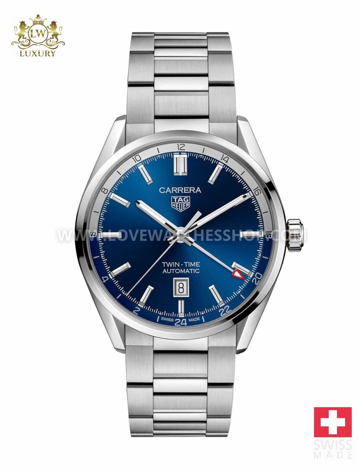 TAG Heuer Carrera Twin-Time WBN201A.BA0640