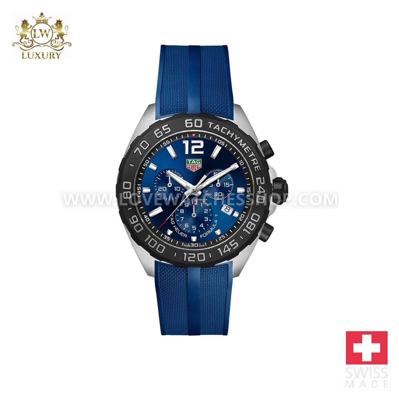 TAG Heuer Formula 1 Quartz 2025 Unworn Formula 1 Chronograph 43 CAZ101AV.FT8077 box and papers