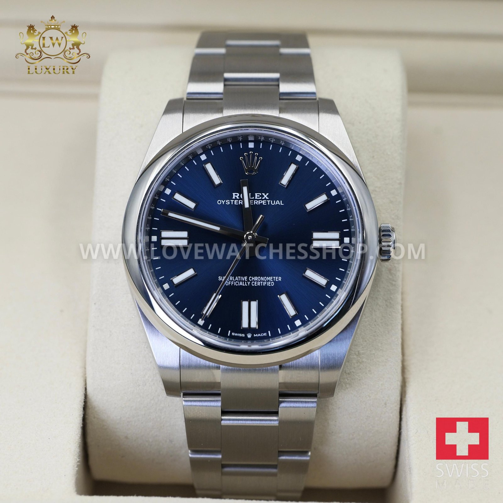 Rolex Oyster Perpetual 41 Blue Dial 124300 2025 Full Set