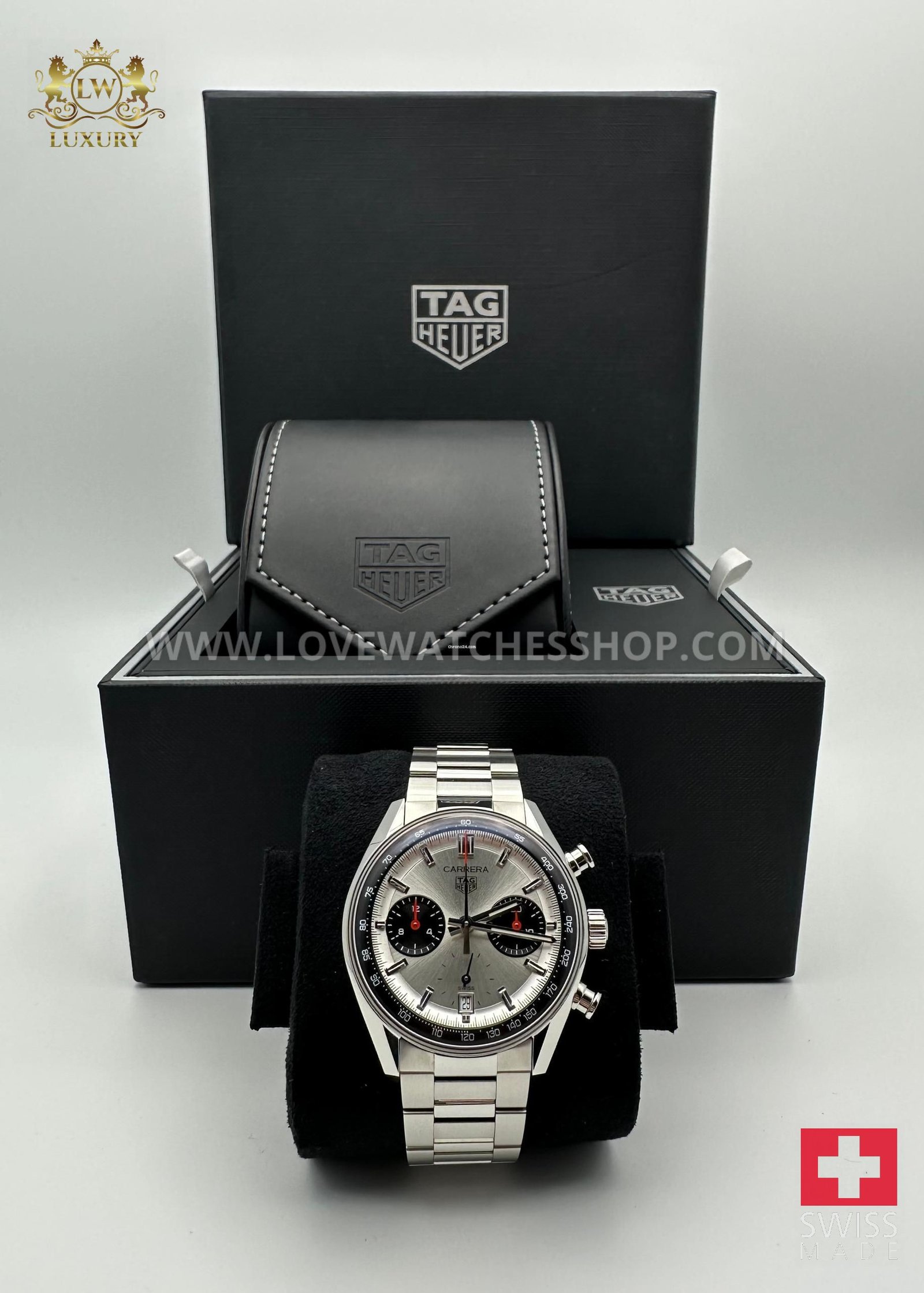 TAG Heuer Carrera Chronograph New: February 2025 • Full Set • Factory Warranty 02/2030