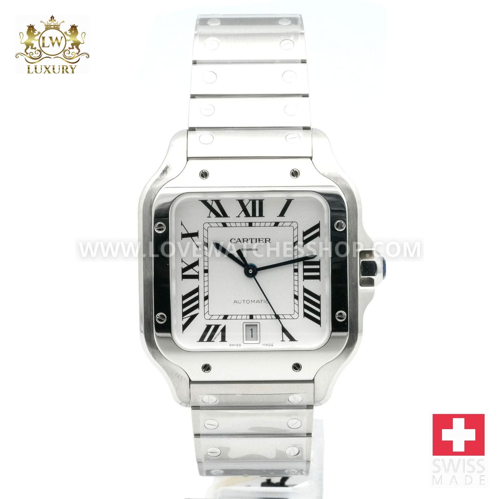 Cartier Santos De Cartier Ref. WSSA0018 - NEW 2025 - Full stickers - Full set