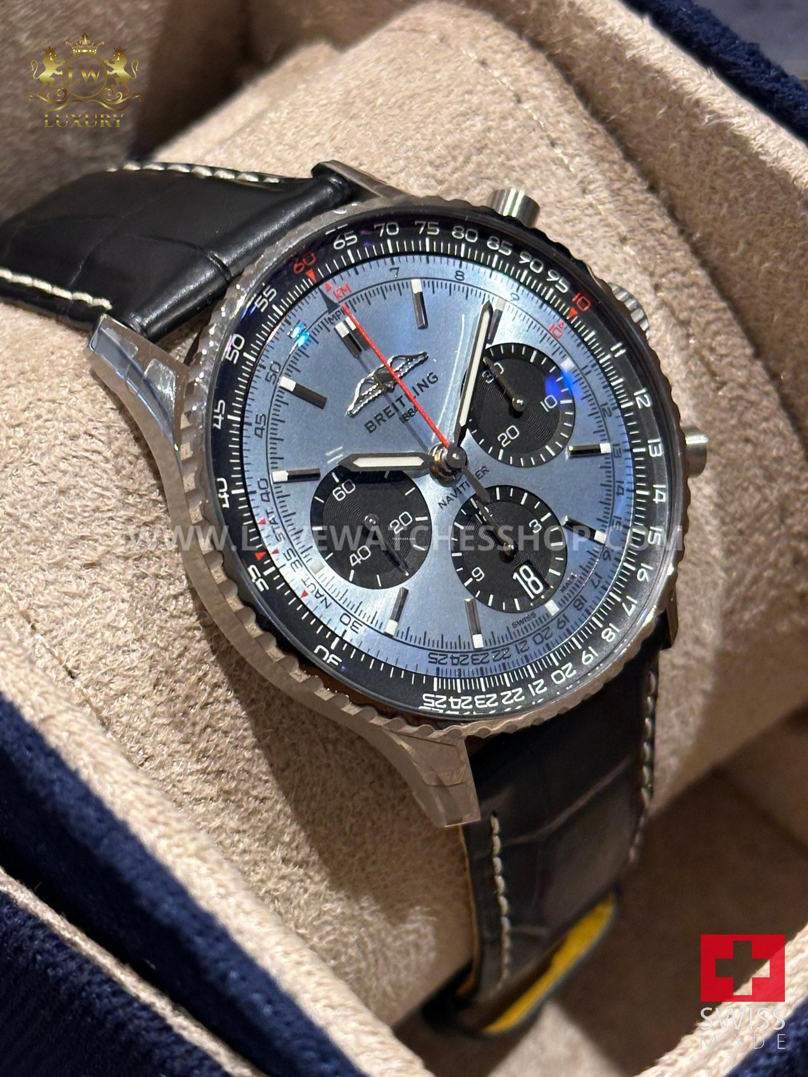 Breitling Navitimer 1 B01 Chronograph New 2025 Chronograph 41mm Ice Blue