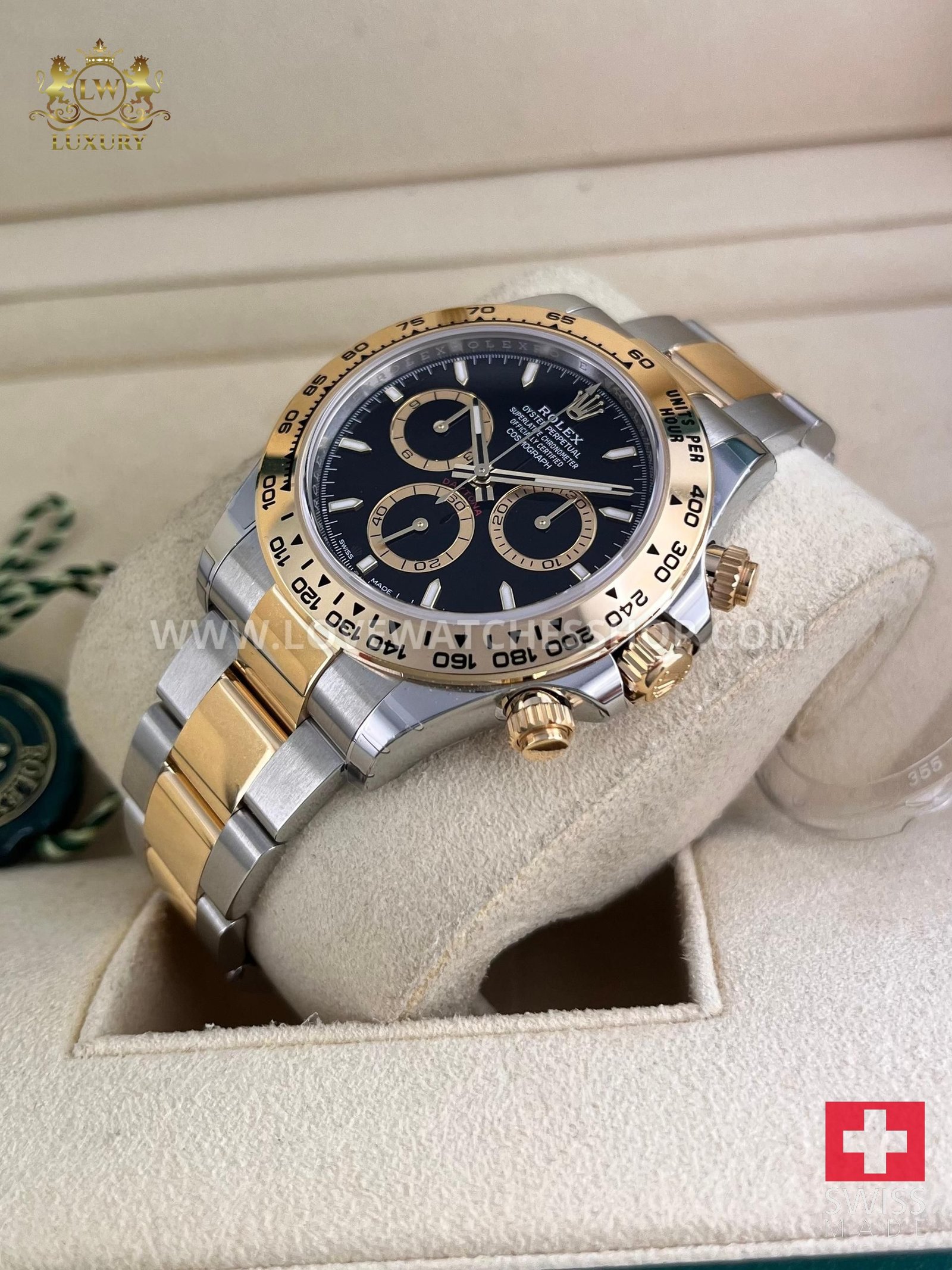 Rolex Cosmograph Daytona 40mm 116508 "Paul Newman" Yellow Steel [ID14842]