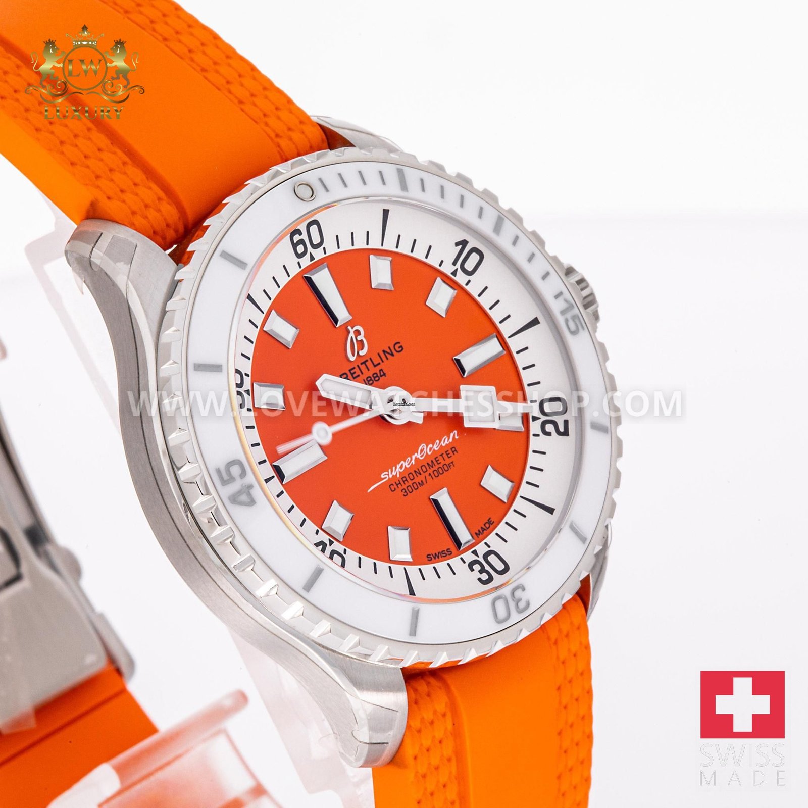 Breitling Superocean 36 Automatic 36 Orange A17377211O1S1