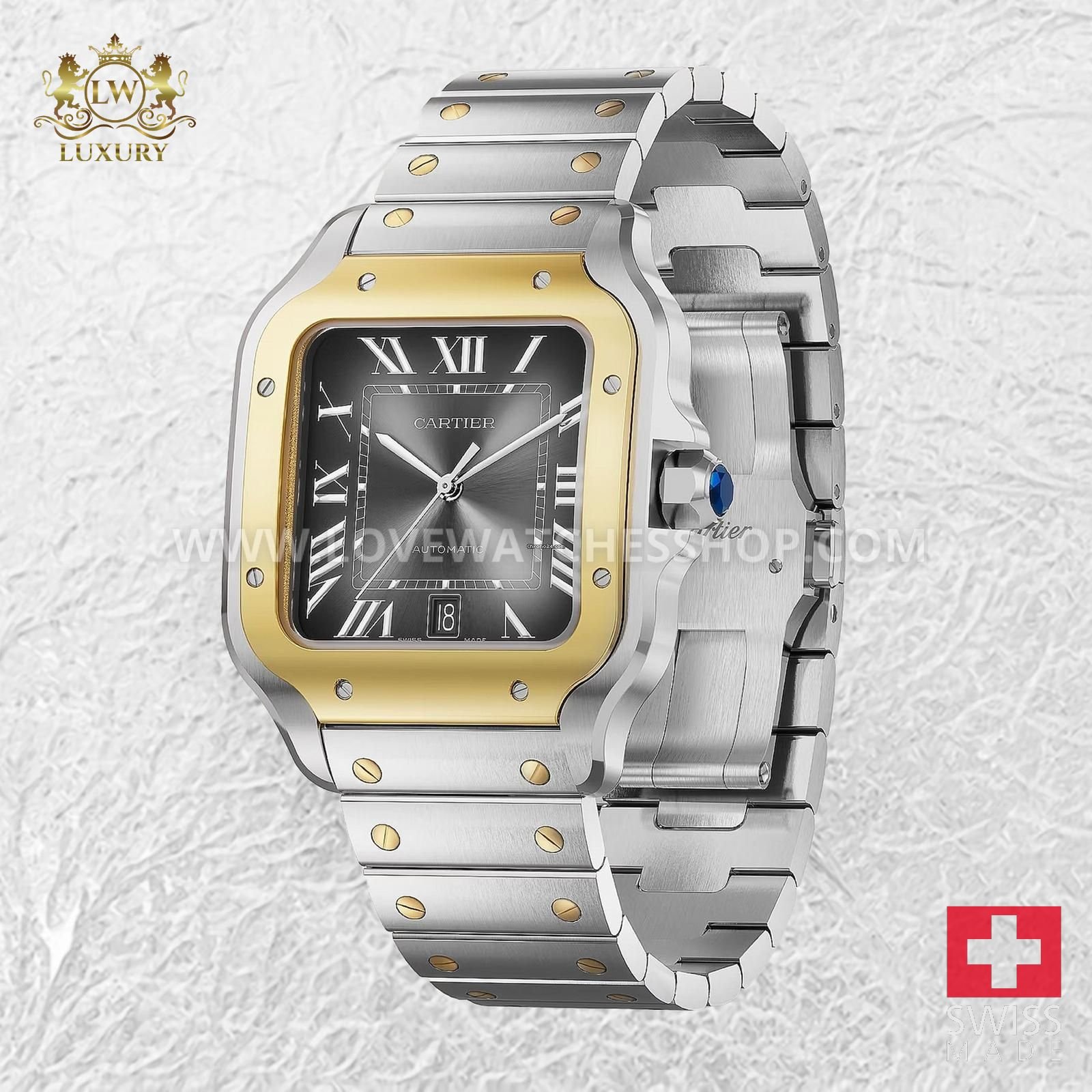 Cartier Santos De Cartier Grey Dial 2024
