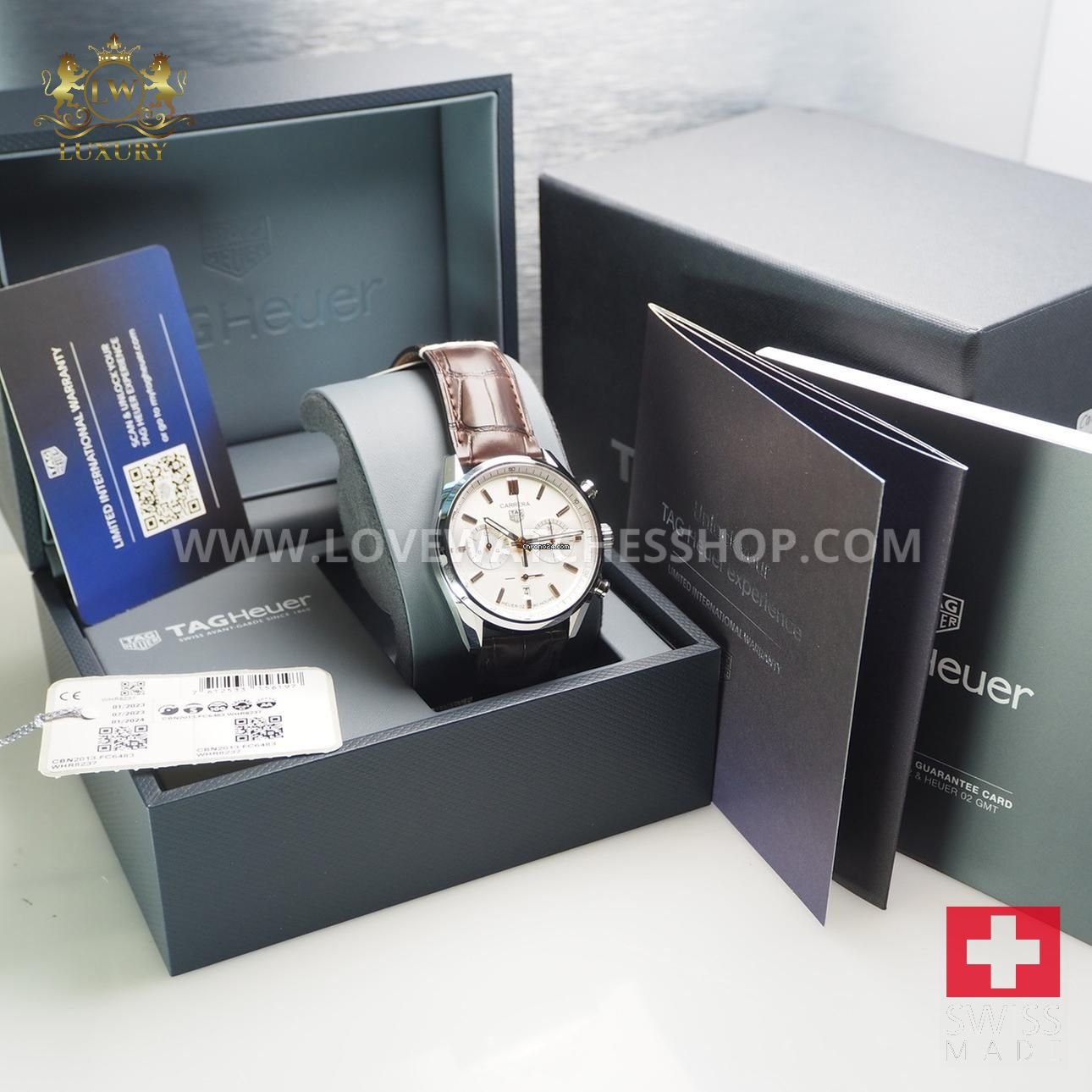TAG Heuer Carrera Calibre Heuer 02 Chronograph 42mm NEU ungetragen