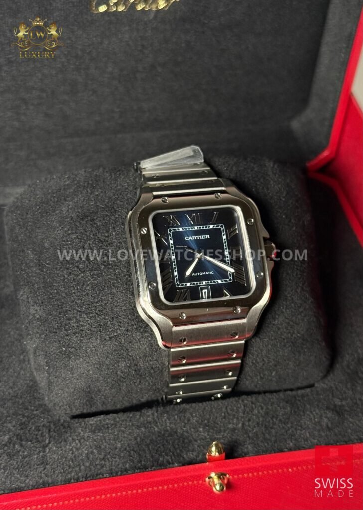 Cartier Santos De Cartier Blue Dial 2025 – NEU – Ref. WSSA0071 – DEU – Fullset