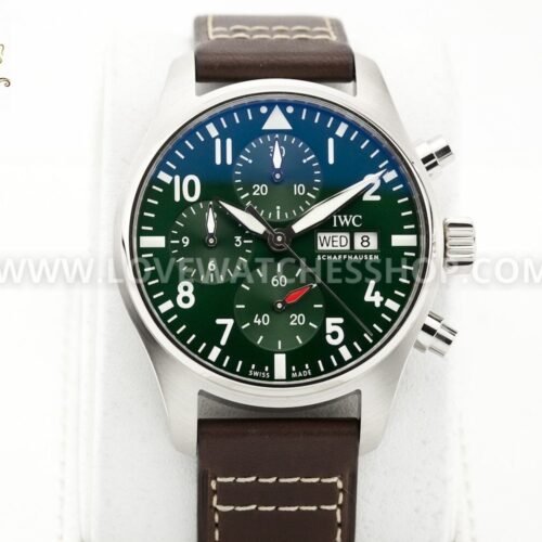 IWC Pilot Chronograph 41 Green In-House Movement IW388103