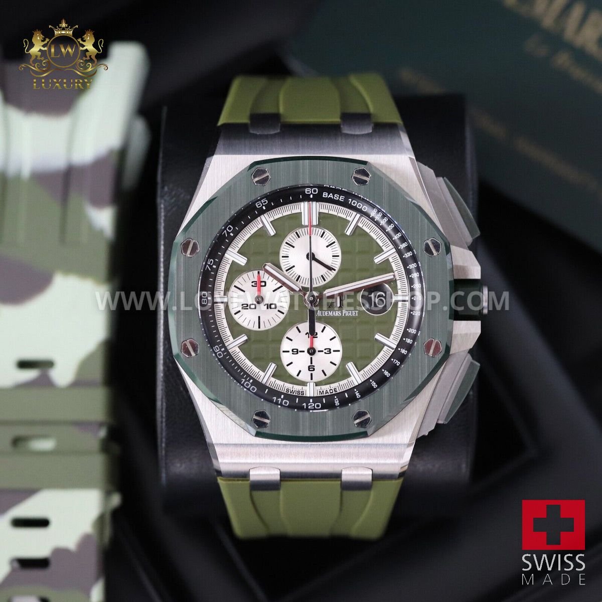 Audemars Piguet Royal Oak Offshore 44mm LTD ED 1/400 Green Camo 26400SO.OO.A055CA.01