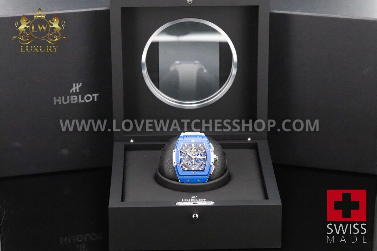 Hublot Spirit of Big Bang 42mm Limited 100pcs Blue White Ceramic 641.EX.5129.LR