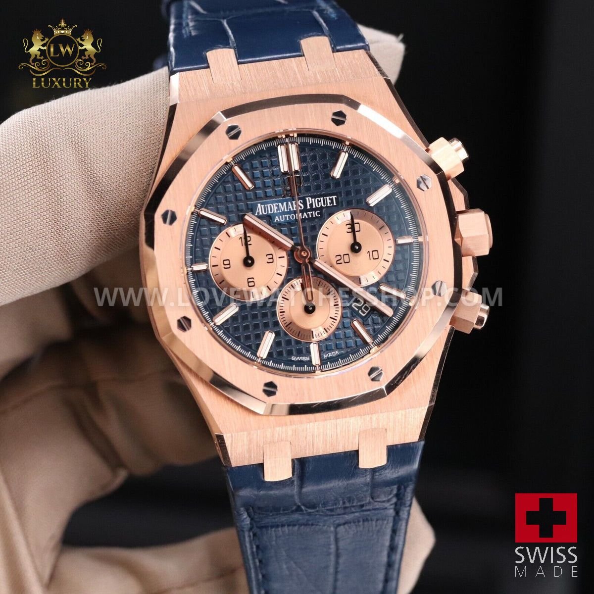 Audemars Piguet Royal Oak 41mmRose Steel Blue Dial - 26331OR.OO.D315CR.01