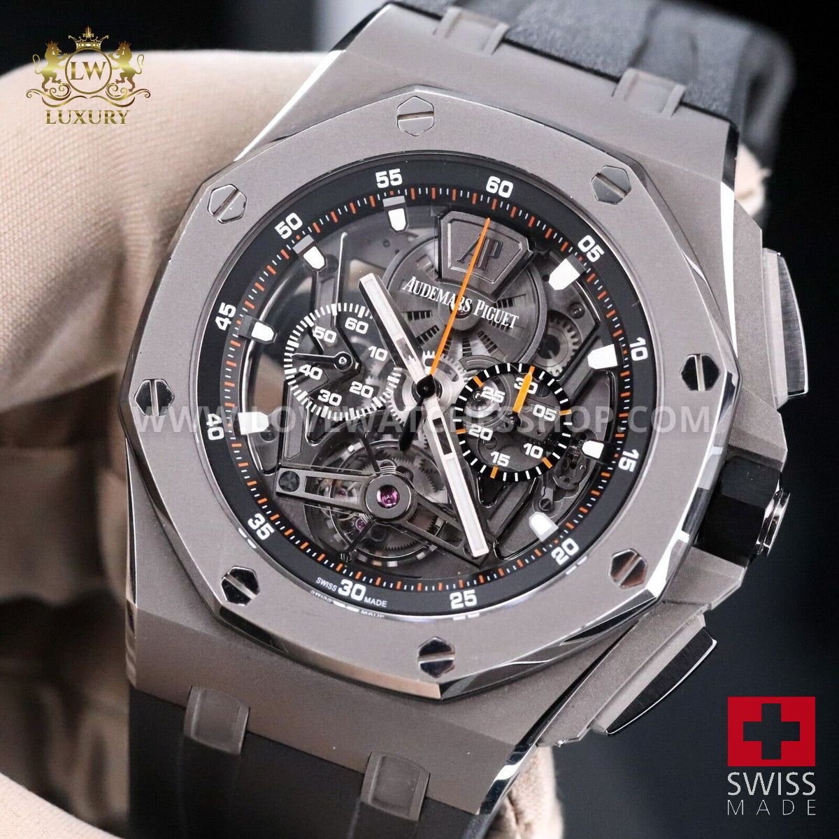 Audemars Piguet Royal Oak Offshore Tourbillon Chronograph 44mm Titanium 26407TI.GG.A002CA.01