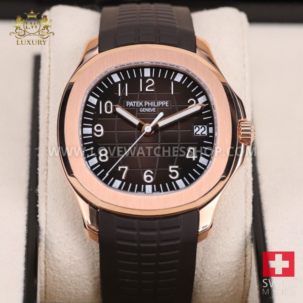 Patek Philippe Aquanaut Rose Steel Brown 40mm Sport 5167R 5167R-001