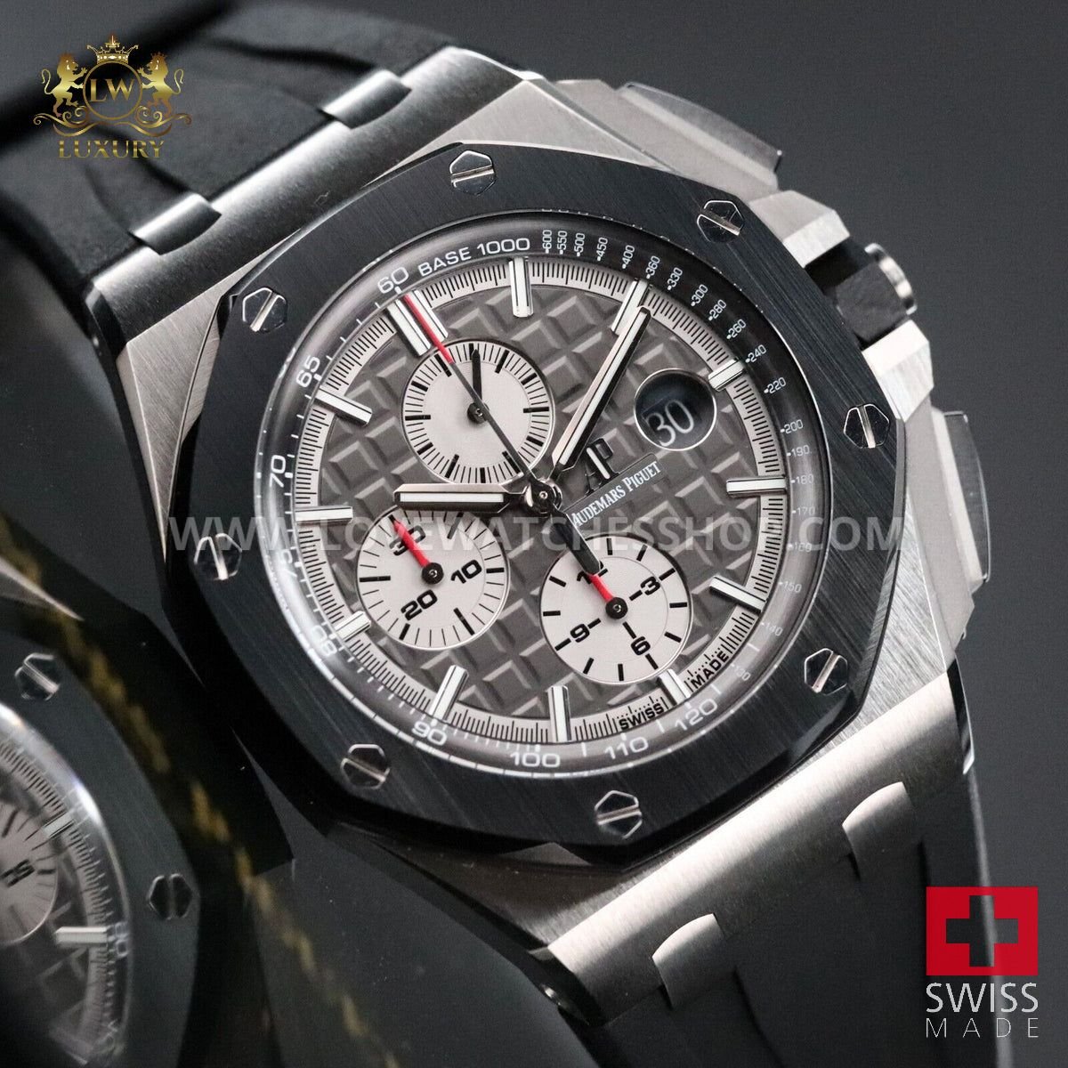 Audemars Piguet Royal Oak Offshore 44mm Titanium Grey Ceramic Chrono - 26400IO.OO.A004CA.01