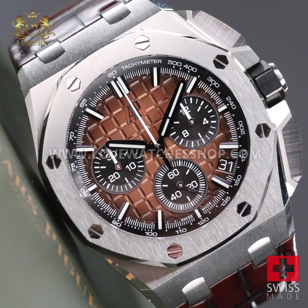 Audemars Piguet Royal Oak Offshore [New Complete ] 43mm “Havana” Steel 26420ST.OO.A828CR.01