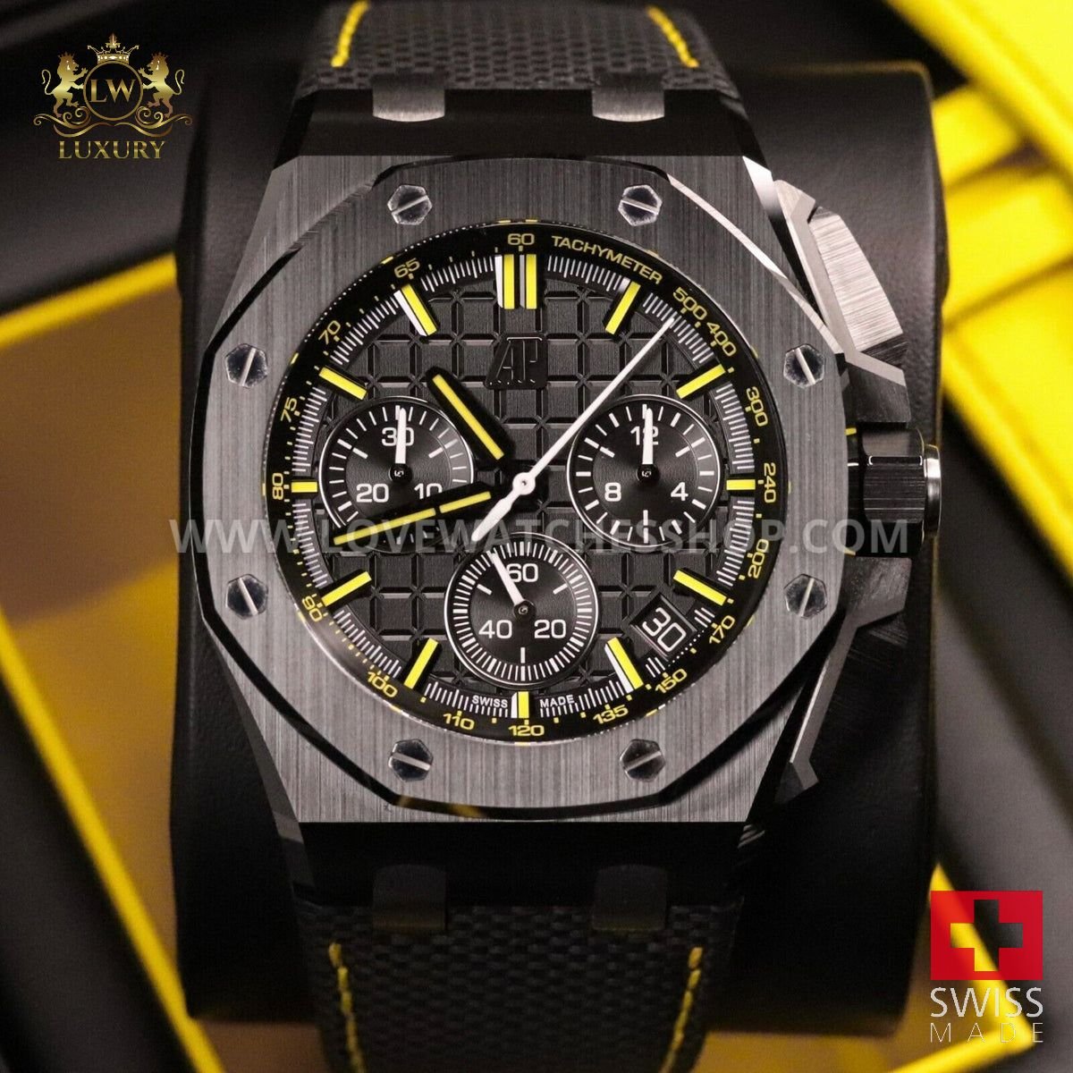 Audemars Piguet Royal Oak Offshore End of Days 43mm Black Ceramic Yellow 26420CE.OO.A005VE.01