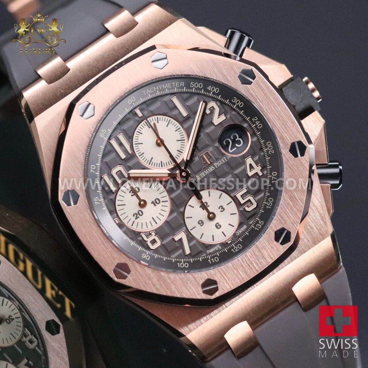 Audemars Piguet Royal Oak Offshore 42mm Rhodium Steel Steel Half Brick - 26470OR.OO.A125CR.01