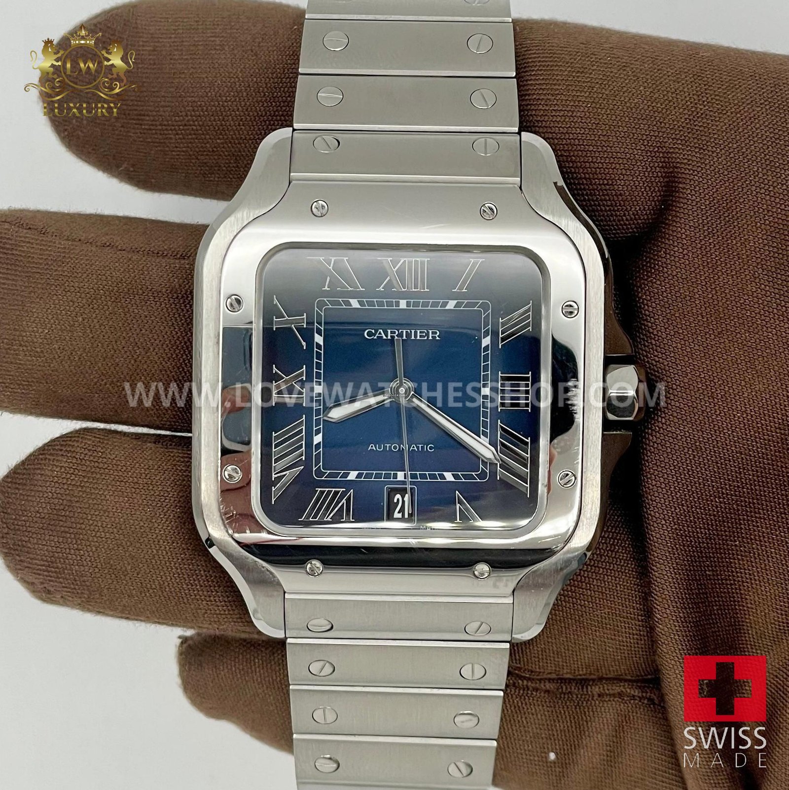 Cartier Santos 2025 Santos De Cartier Blue Dial
