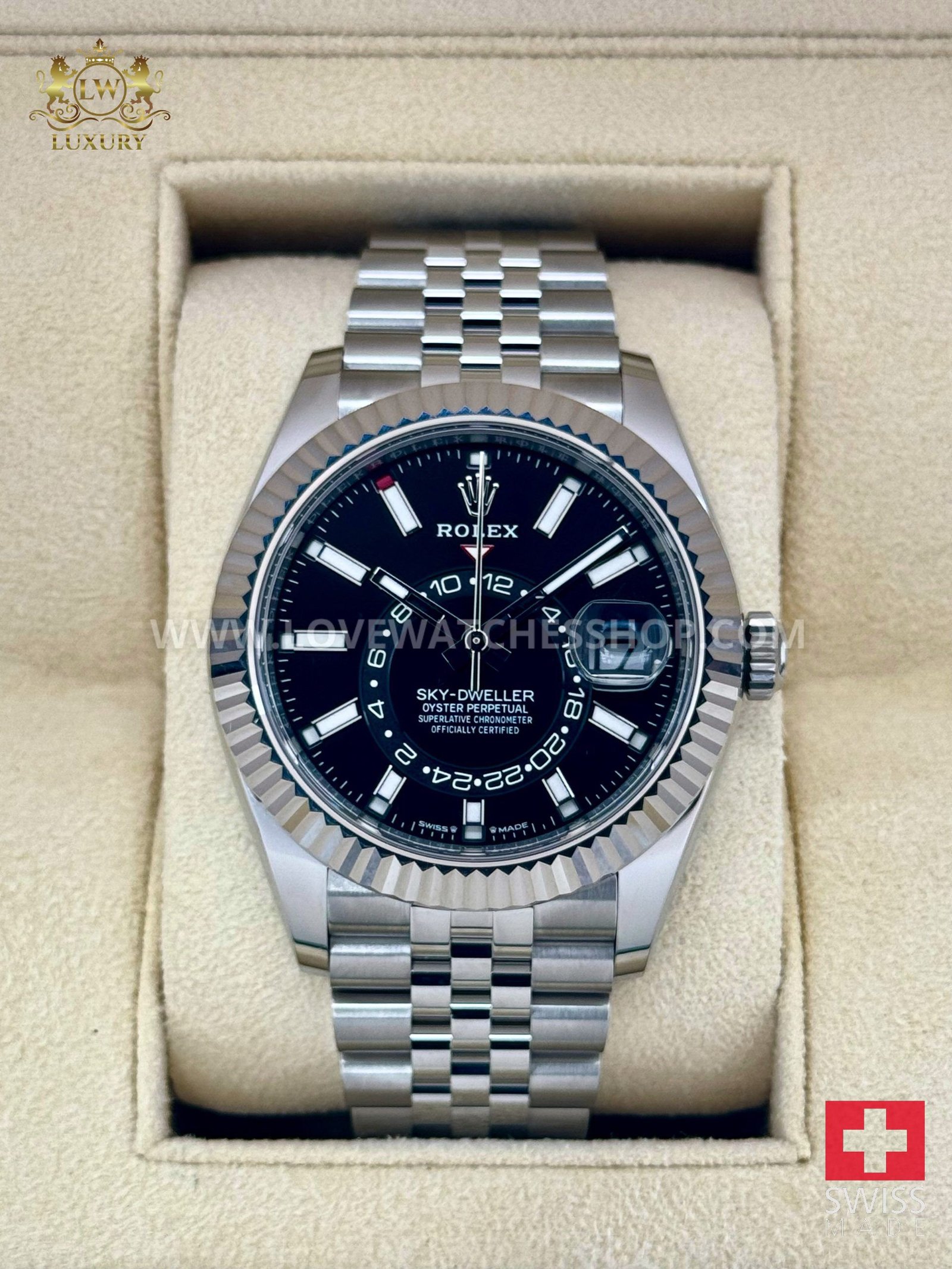 Rolex Sky-Dweller 42mm 336934 Jubilee Black Dial