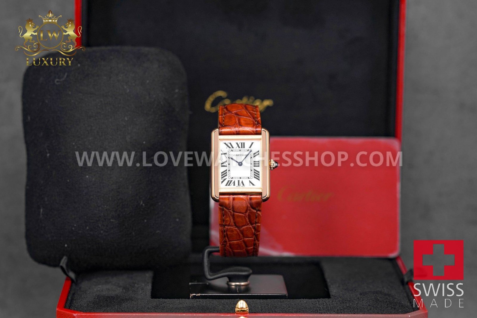 TANK SOLO S Stainless Steel SILVER DIAL LEATHER STRAP