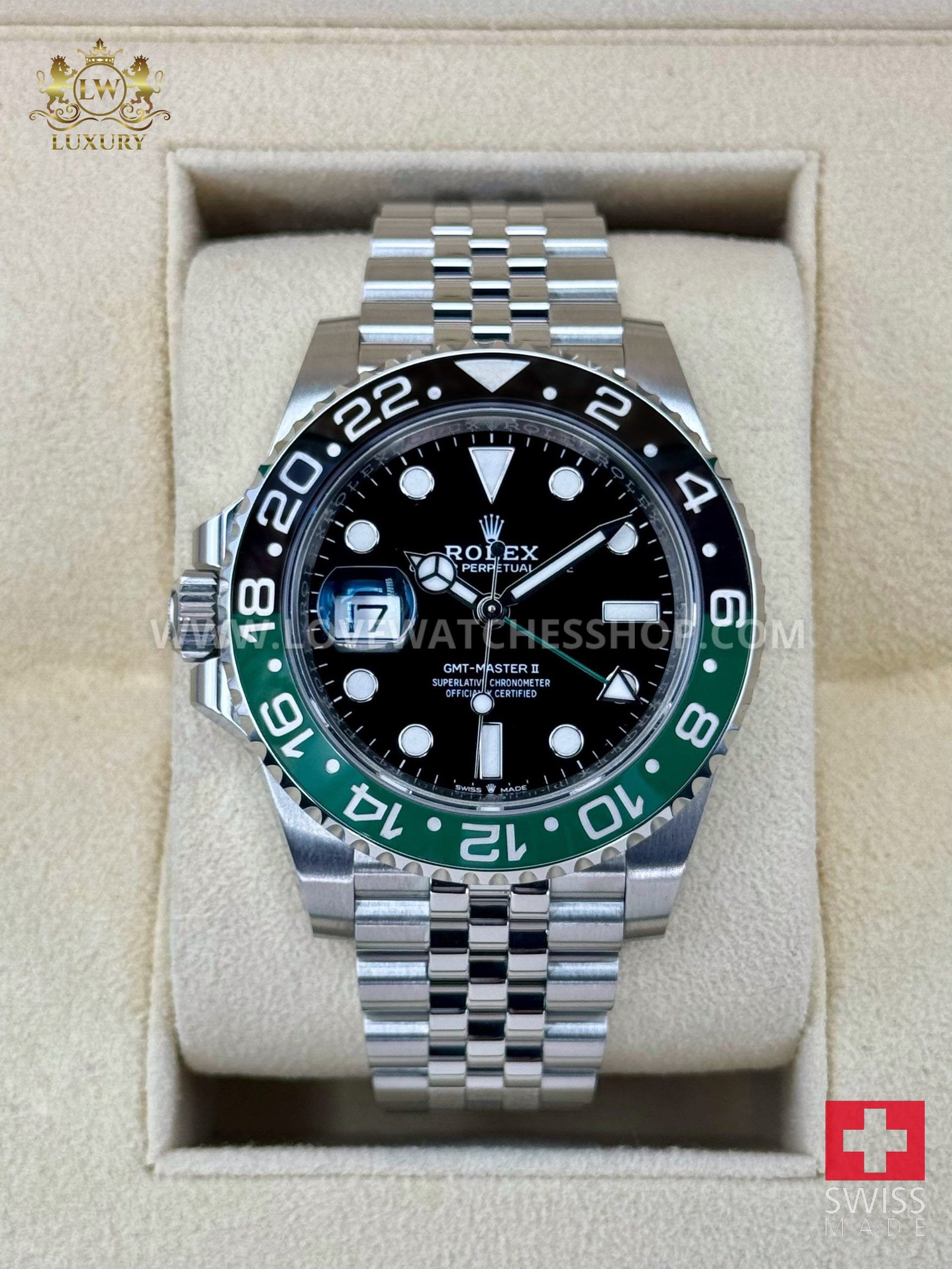 Rolex GMT-Master II "Sprite" 40mm 126720VTNR Jubilee