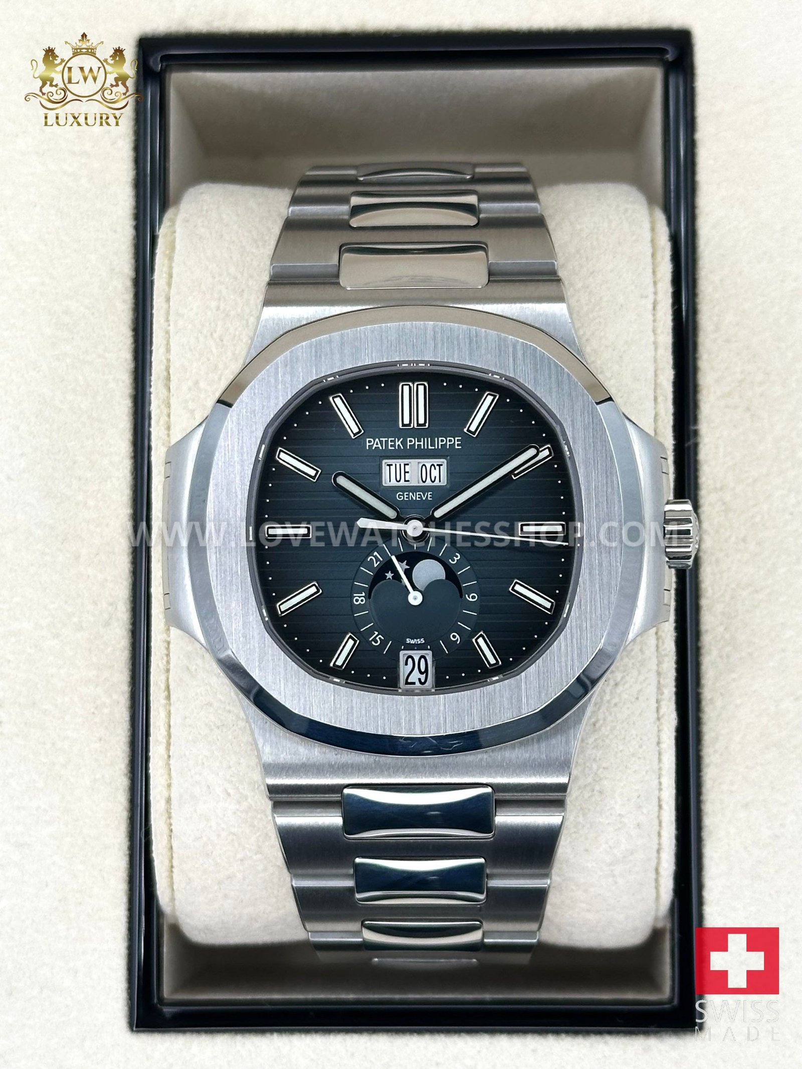 Patek Philippe 5726/1A-014 Nautilus Moonphase Blue Dial