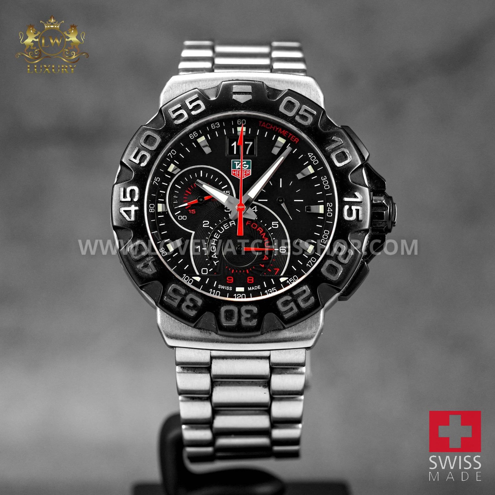 FORMULA 1 GRANDE CHRONOGRAPH STEEL BLACK DIAL
