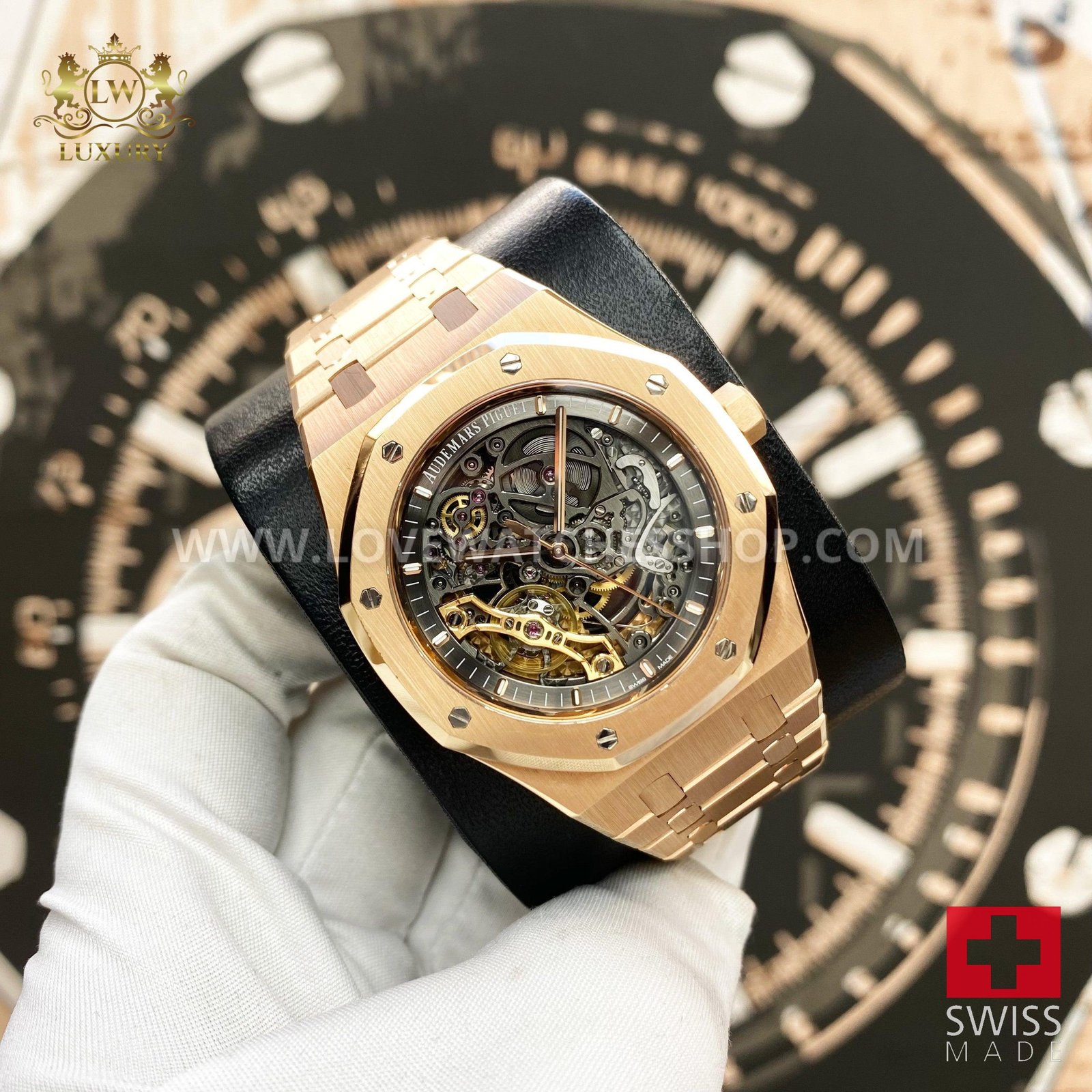Audemars Piguet Royal Oak 41mm 15407OR.OO.1220OR.01 Openworked Dial Pre-Owned