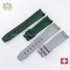 Curved End  FKM Rubber Watch Strap for Rolex GMT Submariner Wristband 20mm Watch Band
