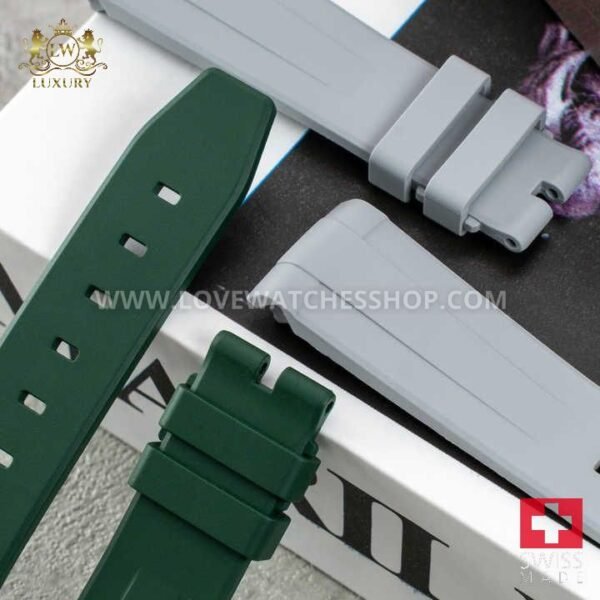 Curved End  FKM Rubber Watch Strap for Rolex GMT Submariner Wristband 20mm Watch Band