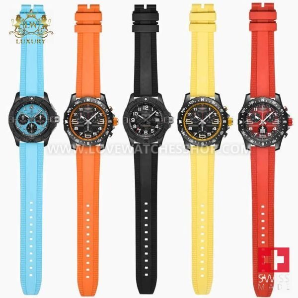Custom Fkm Rubber Watch Strap 20MM 22MM For Breitling Watch Strap Buckle Soft Waterproof Nato Rolex Watch Band Bracelet