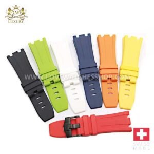 For 28mm AP ROYAL OAK OFFSHORE Audemars Piguet 42mm Waterproof Silicone Rubber Replacement Watch Strap Band Buckle Belt